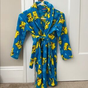 Blue Pikachu Fleece Robe